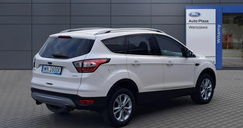 Ford Kuga cena 79900 przebieg: 126247, rok produkcji 2017 z Warszawa małe 379